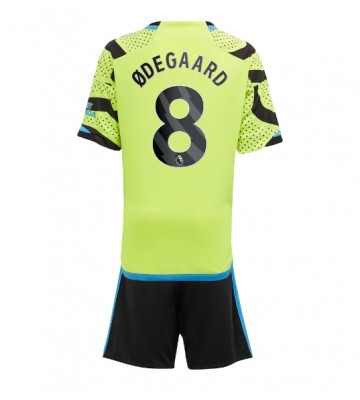 Arsenal Martin Odegaard #8 Replica Away Stadium Kit for Kids 2023-24 Short Sleeve (+ pants)